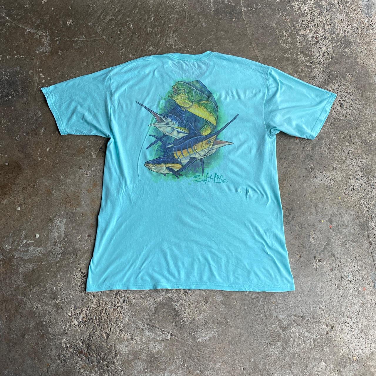 Blue Salt Life Graphic Pocket T-Shirt - XL