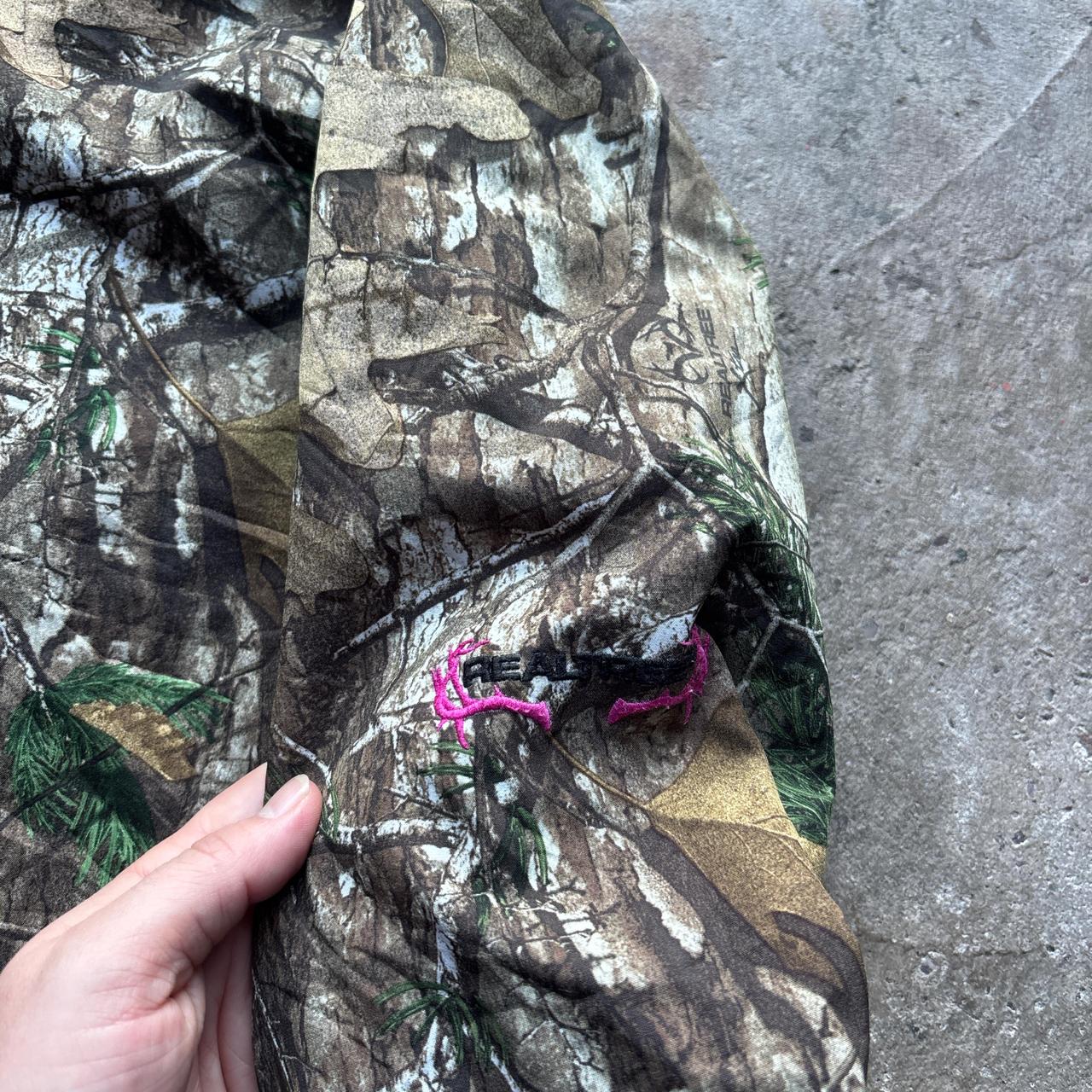 Realtree active jacket with pink detail - M
