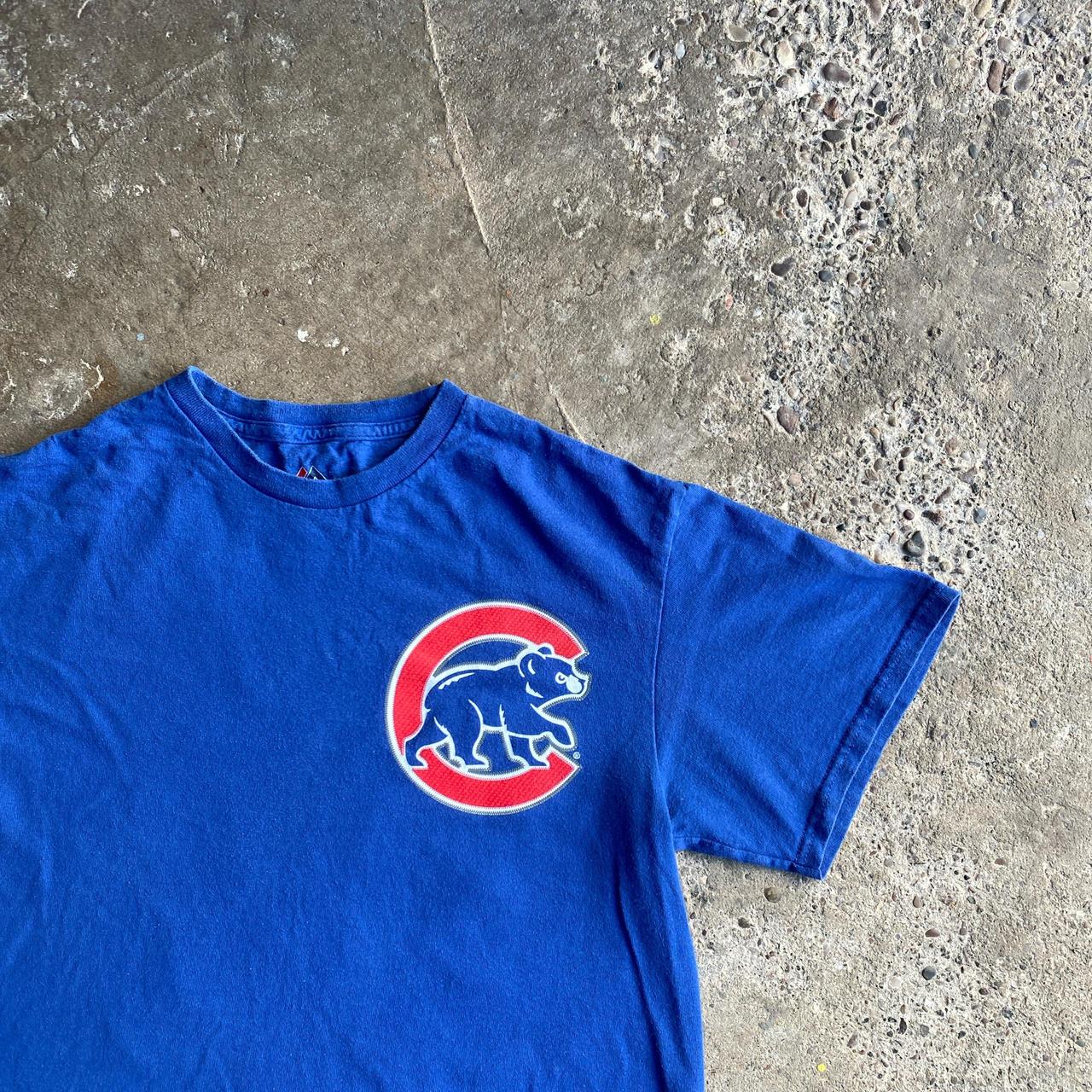 Blue Chicago Cubs Graphic Baseball T-Shirt - M