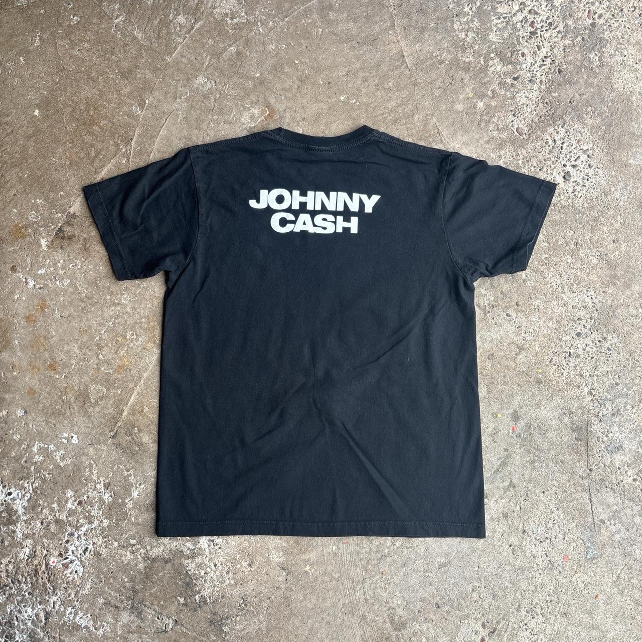Black Johnny Cash Graphic T-Shirt