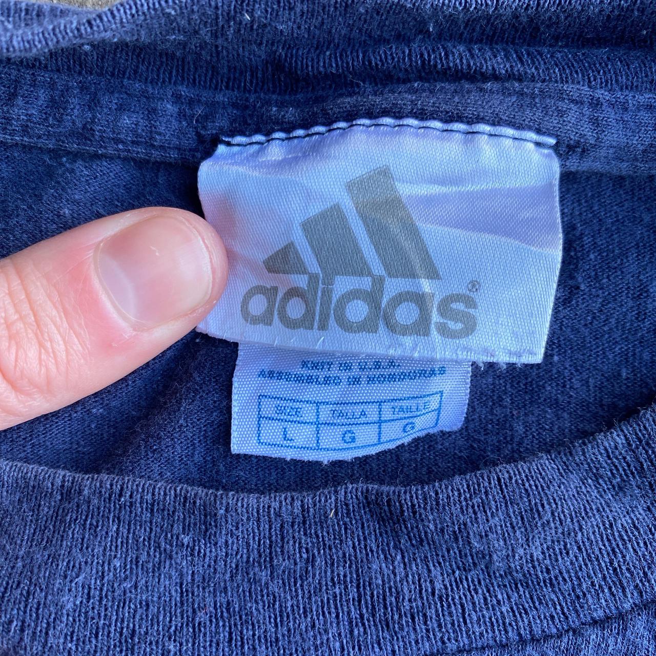 Navy ‘Michigan Wolverines’ Graphic Adidas T-Shirt - L