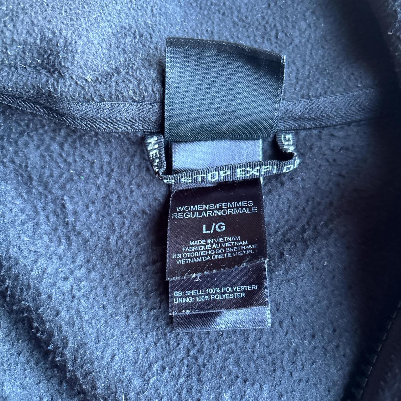 Black Full Zip The North Face Fleece - L (women’s)