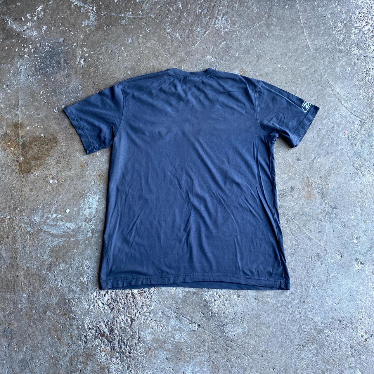 Vintage Navy Reebok Graphic T-Shirt  - M