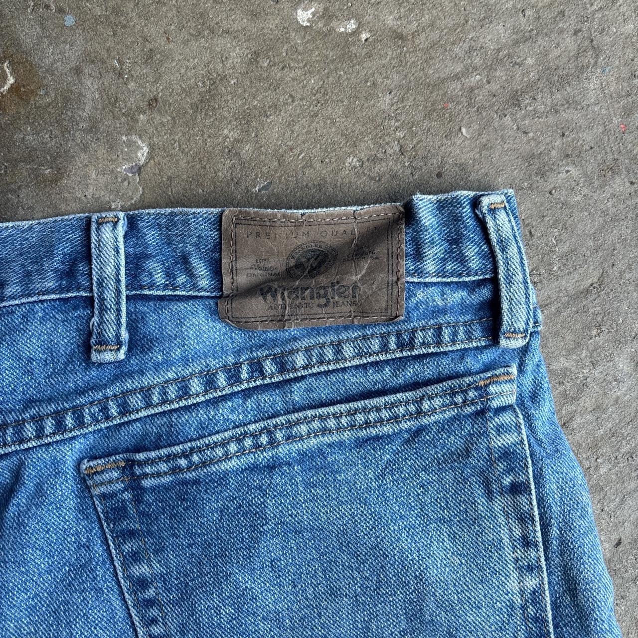 Blue Denim Wrangler Jean Shorts