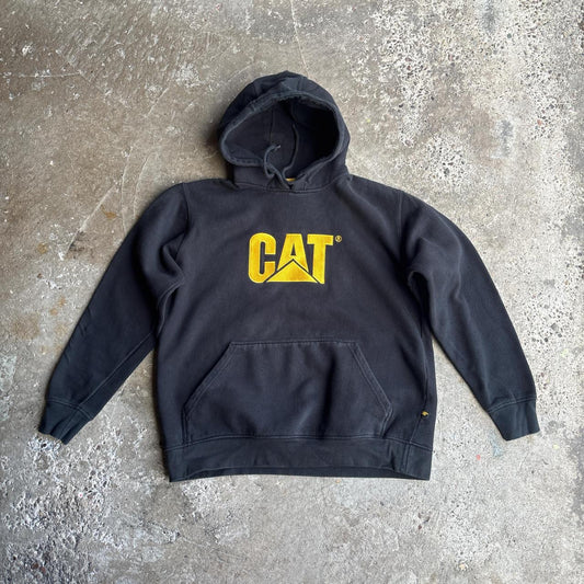 Black CAT Heavyweight Hoodie - M