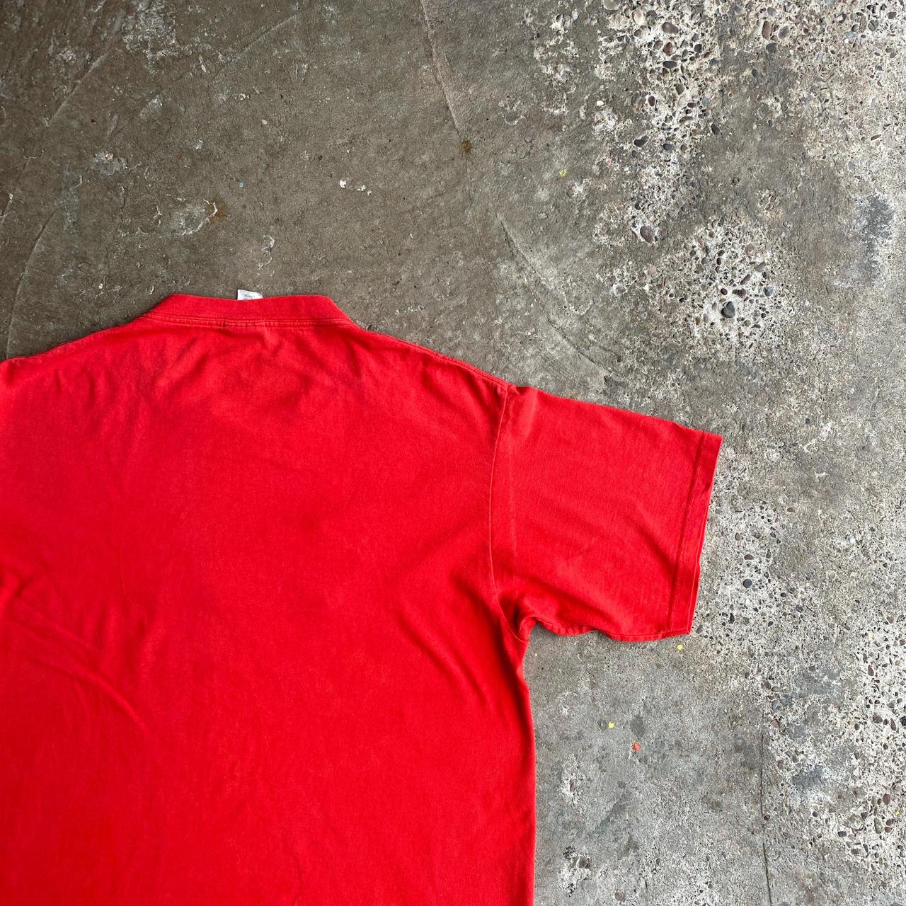 2002 Anaheim Angels Red Graphic Champions Lee T-Shirt - L