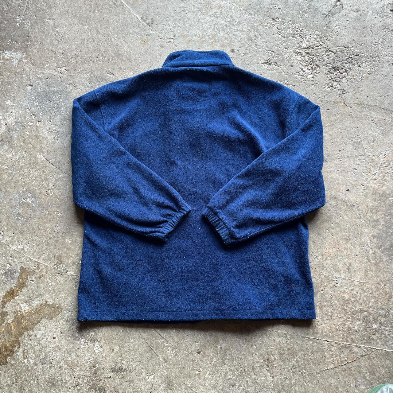 Vintage Fosters Full Zip Fleece in Navy