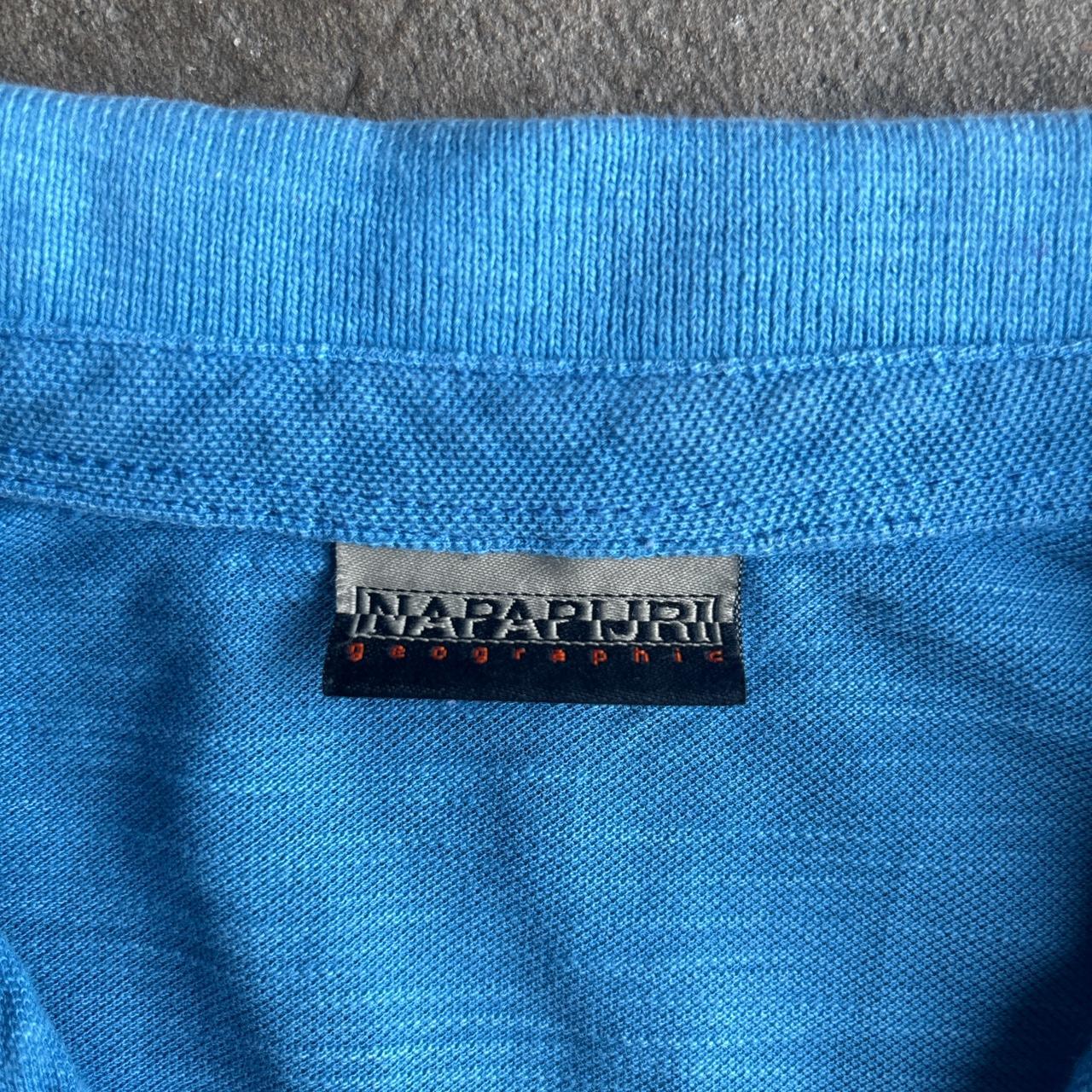 Blue Napapijri Cotton Polo Shirt