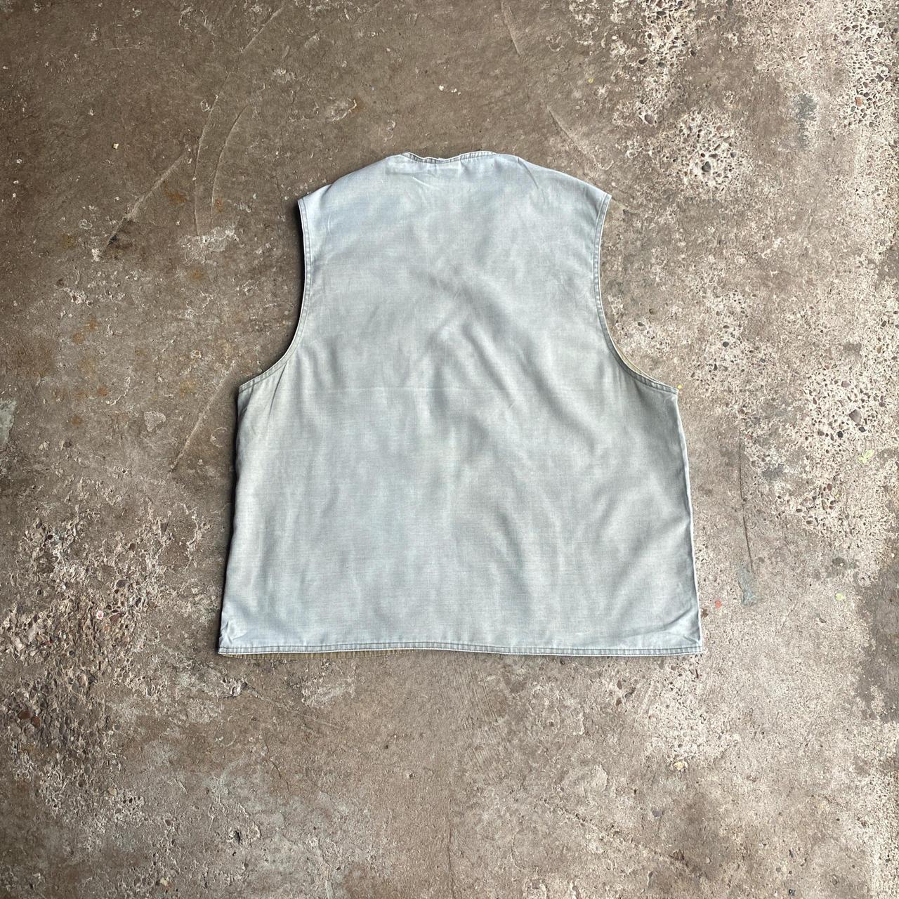 Vintage Grey Technical Vest Jacket - L