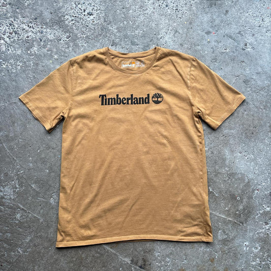 Tan Timberland graphic tee - S