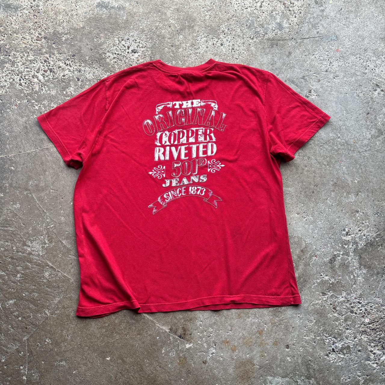 Red Levi’s red label graphic tee - XL