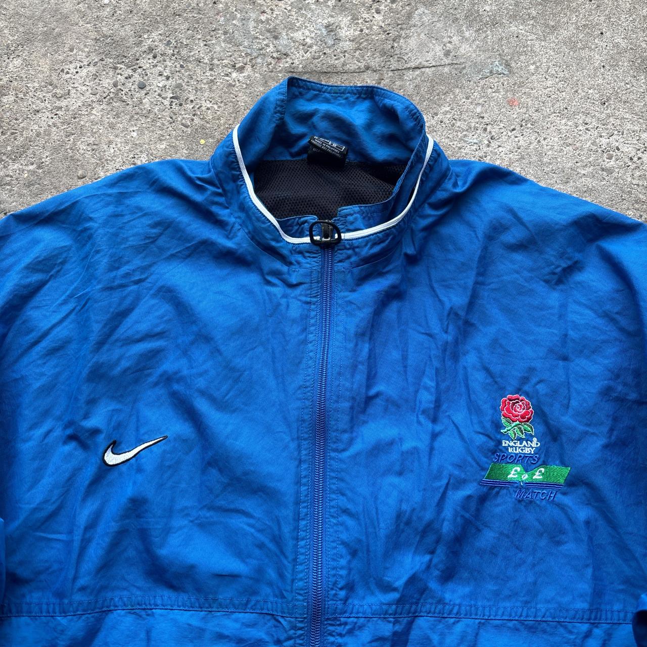 Blue Nike Team England Rugby Jacket