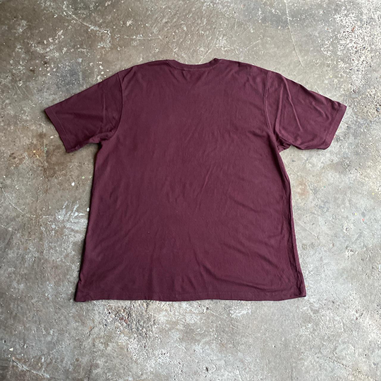Burgundy Carhartt Pocket T-Shirt - 2XL