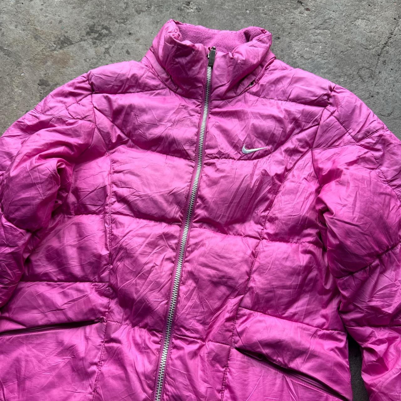 00s pink Nike puffer jacket