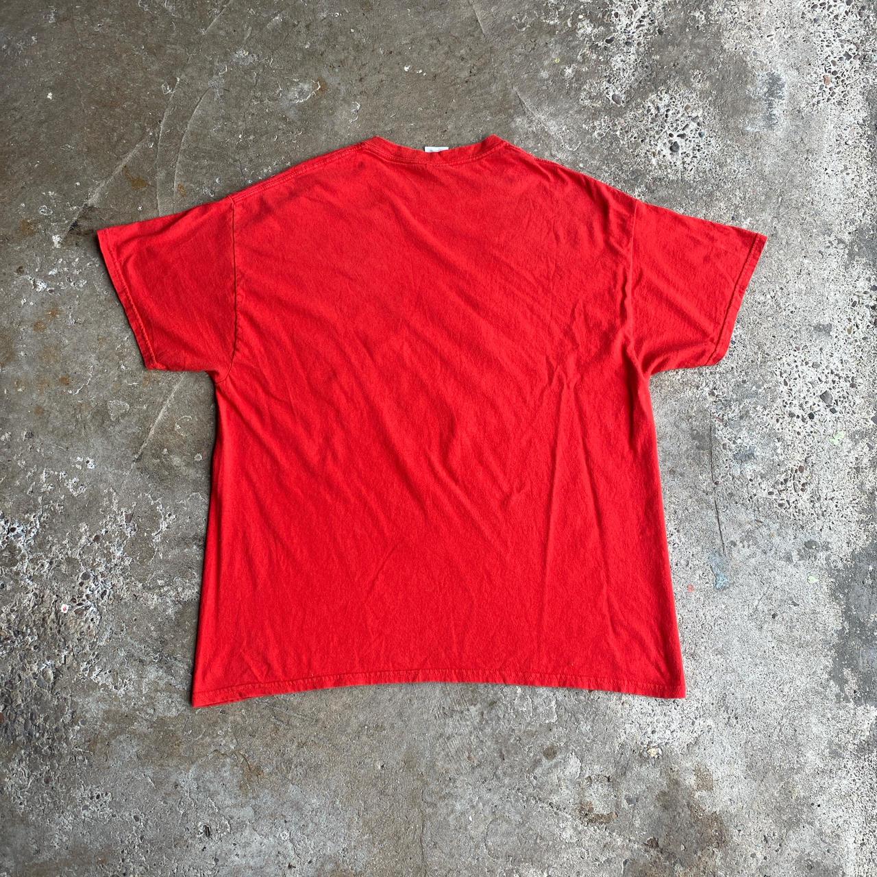 Red Graphic Tiki Bar T-Shirt - XL
