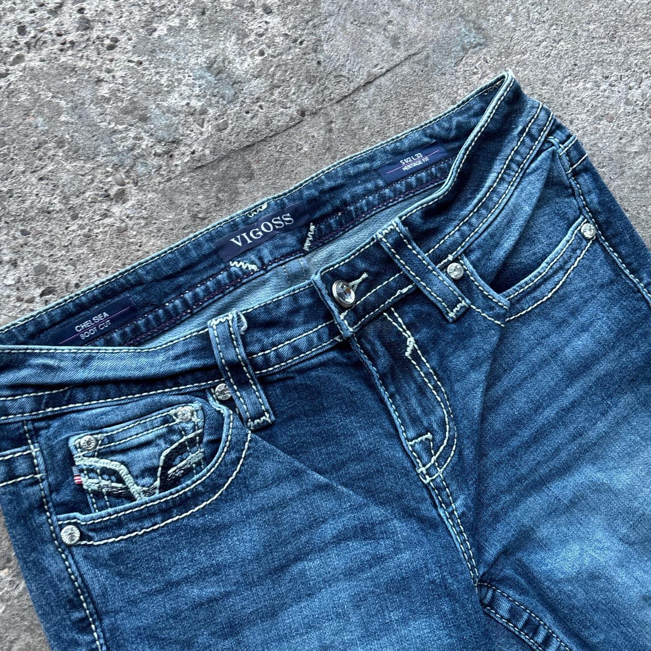 Y2K blue Vigoss bootcut jeans