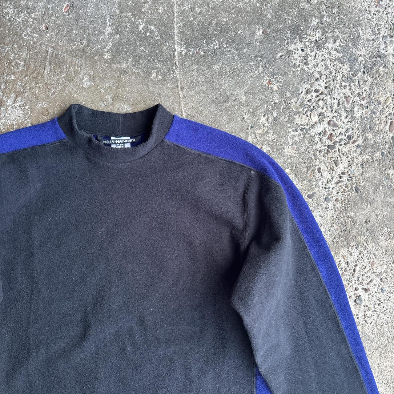 Black & Purple Helly Hanson Fleece - L