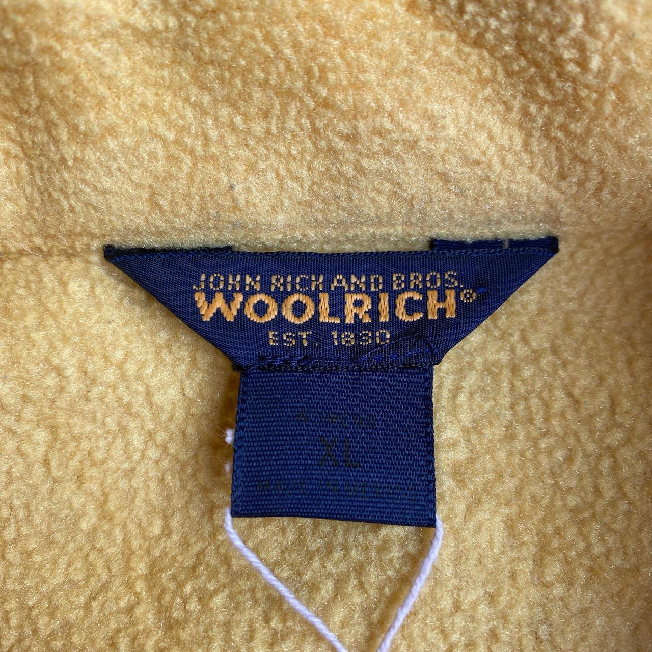 Yellow Woolrich Full-Zip Vest Fleece - XL (women’s)