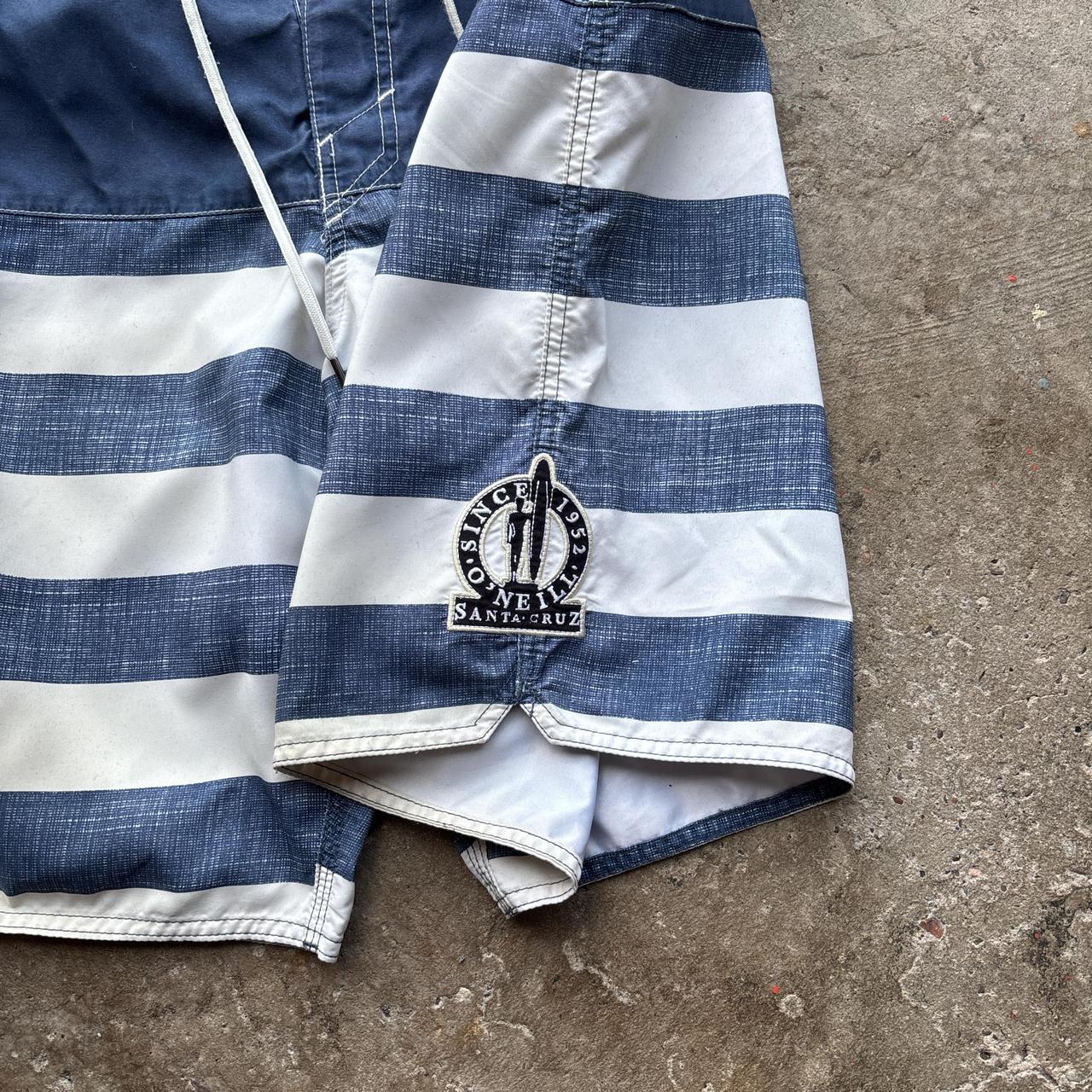 00s blue and white O’Neill board shorts - XL