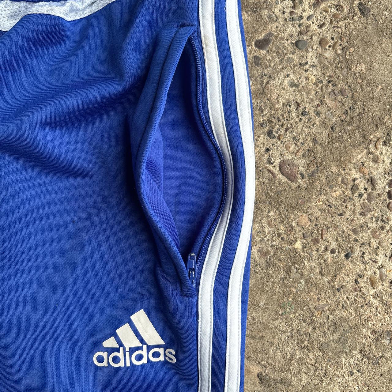Blue Chelsea Adidas Tracksuit Bottoms
