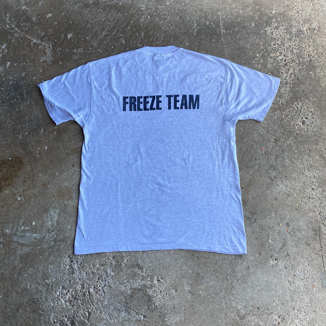 Grey ‘Freeze Team’ Graphic T-Shirt - XL