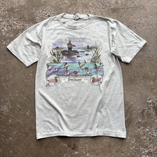 Grey Ducks Unlimited single stitch graphic t-shirt - L