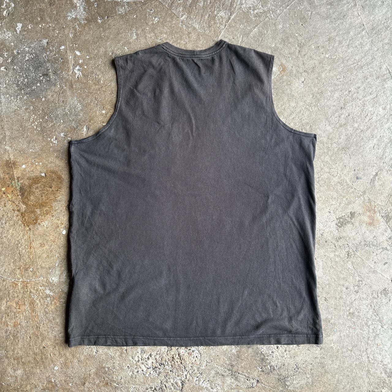 Washed black Carhartt vest - XL