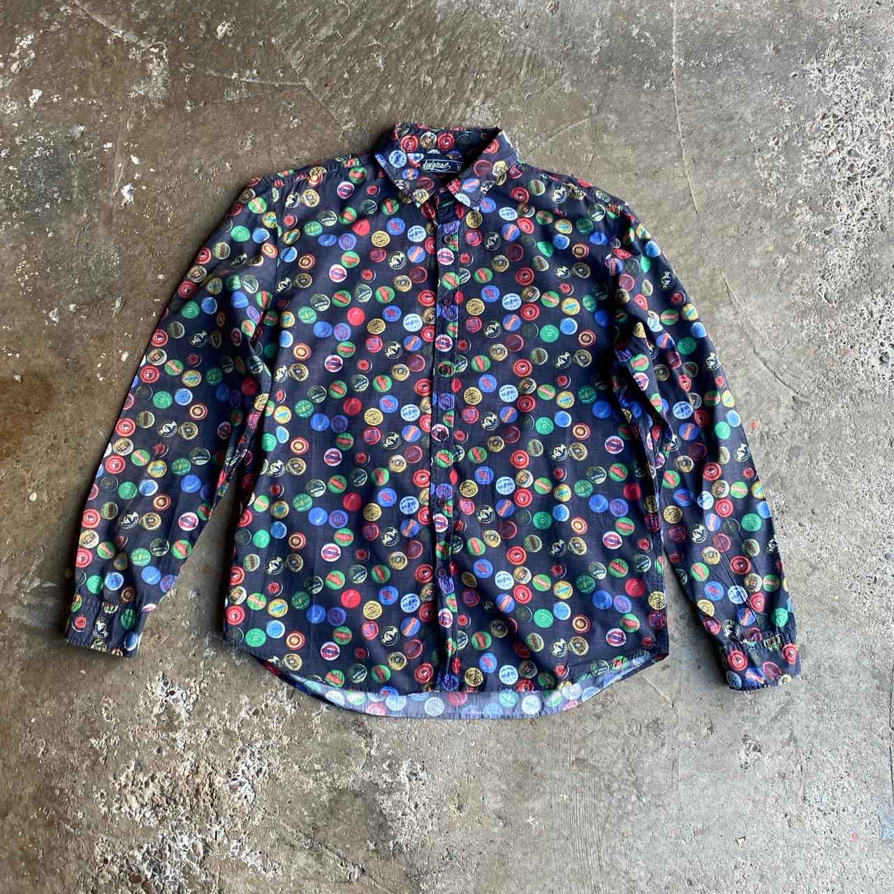 Beer Top Graphic Design Desigual Long-Sleeve Shirt