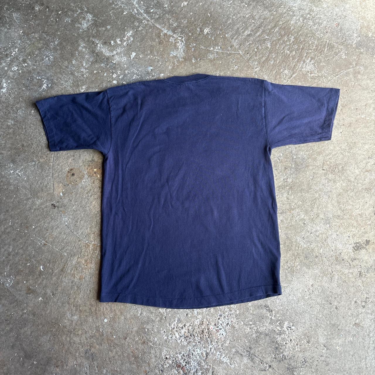 Vintage Navy Atlanta Braves 1991 Western Champions T-Shirt