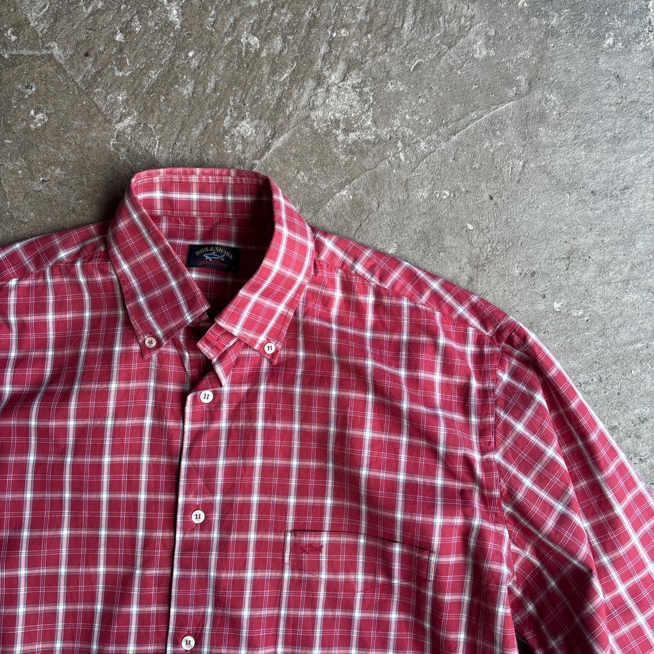 Vintage Paul & Shark Red Checkered Shirt