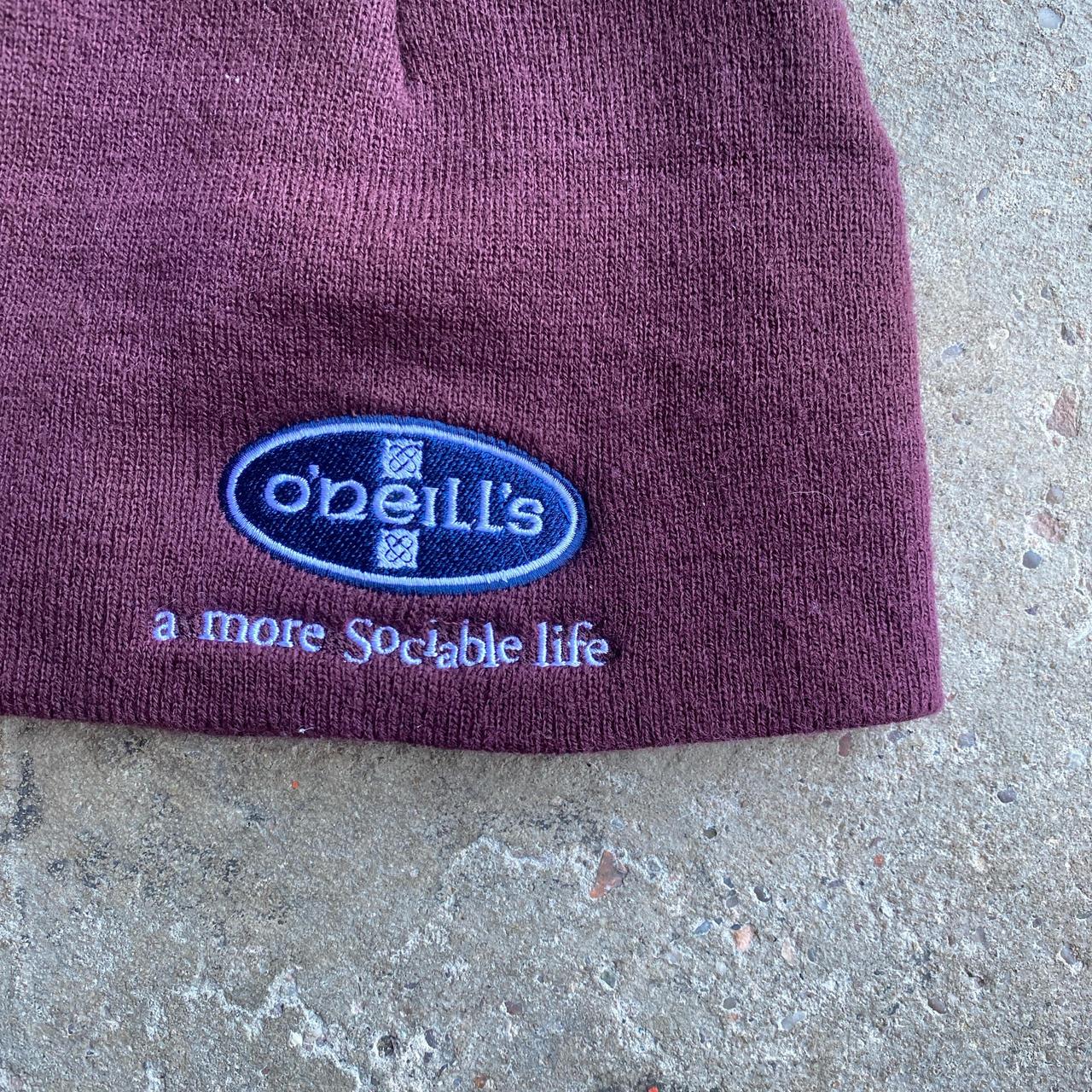 Burgundy Jamesons ‘Irish Whiskey’ O’Neils Beanie