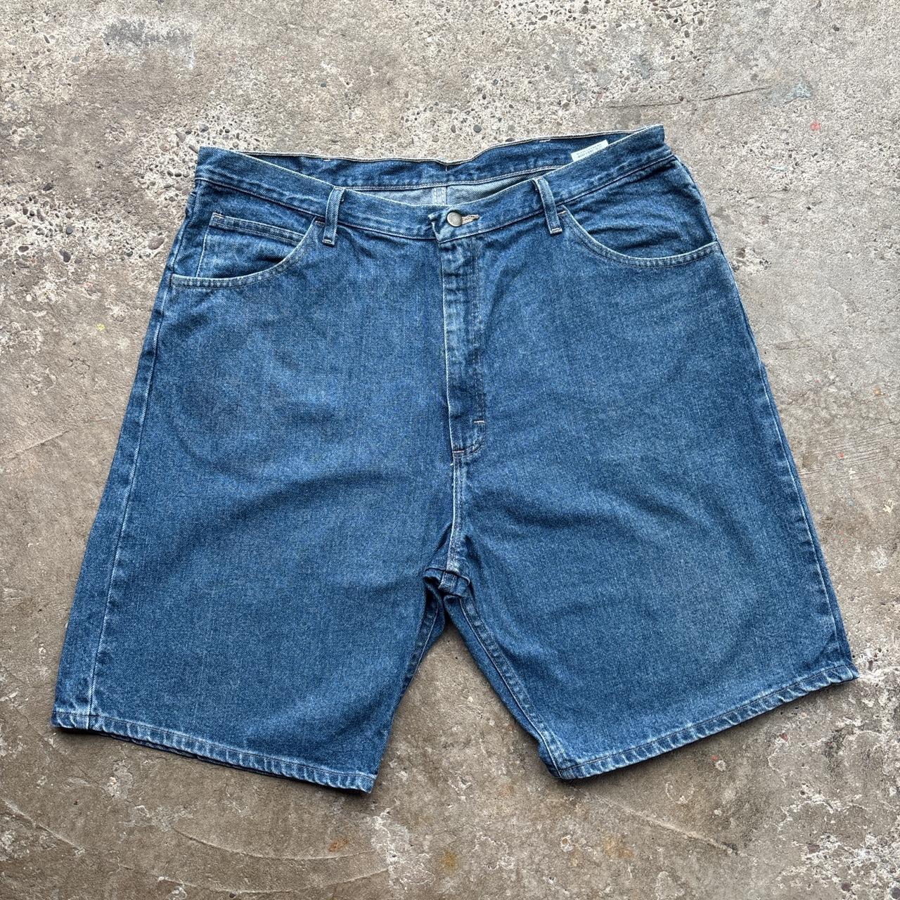 Blue denim Wrangler shorts - W40