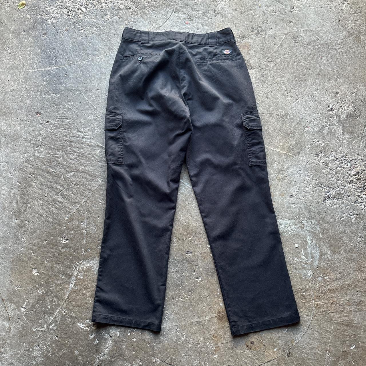 Black Dickies Regular Straight Cargo Trousers - W36