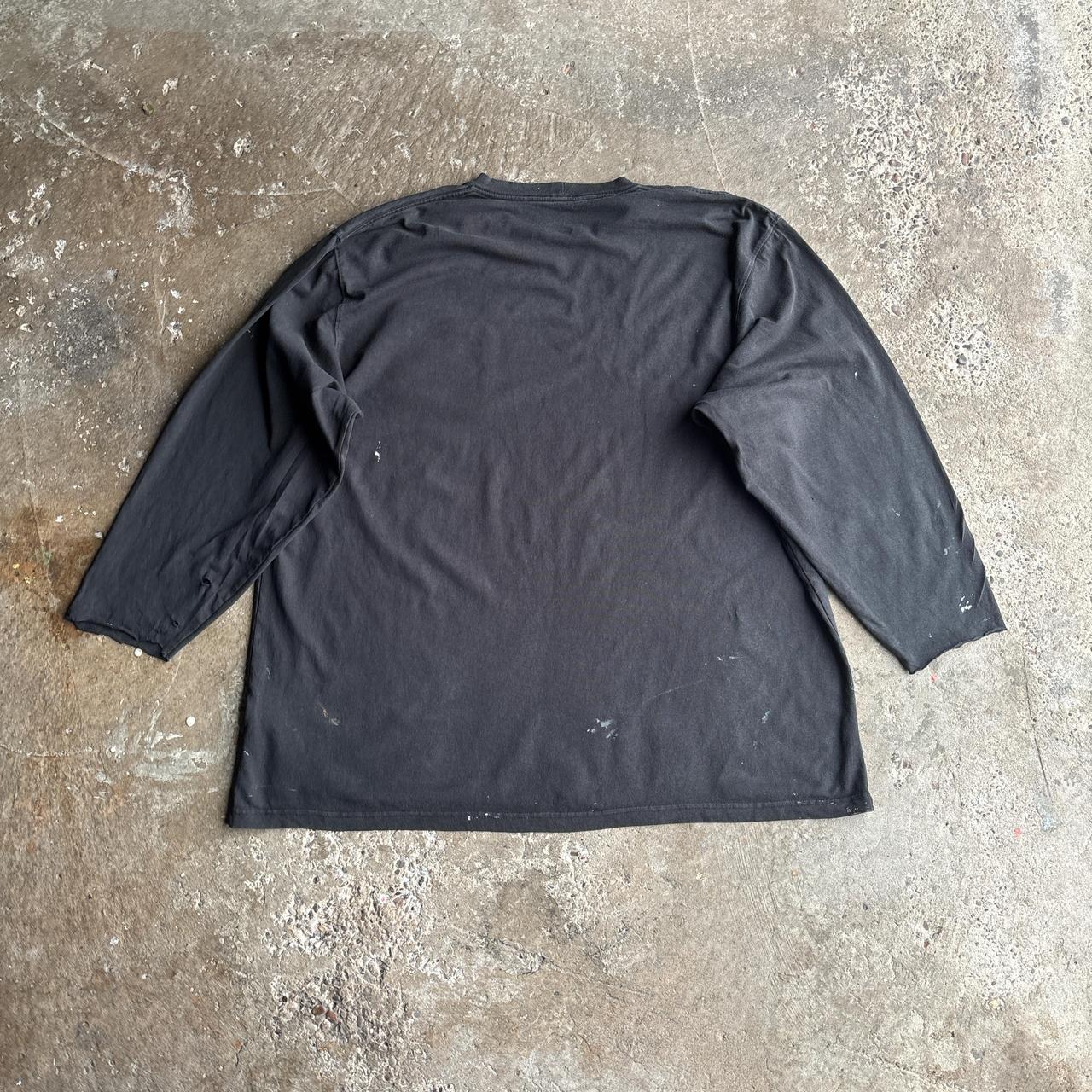 Black Single Pocket Distressed Carhartt T-Shirt - XXXL