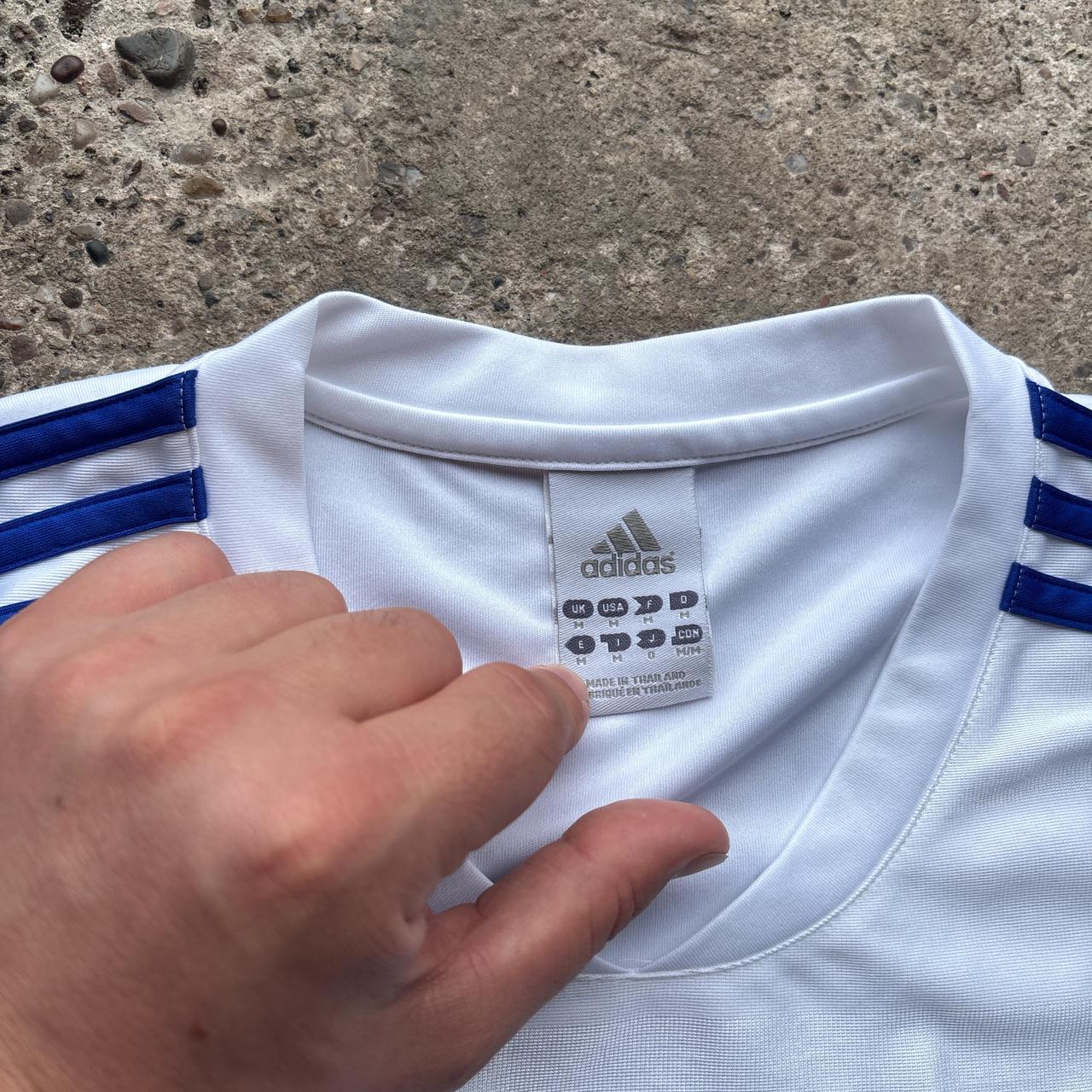00s white Pes Italy League Adidas activewear top - M