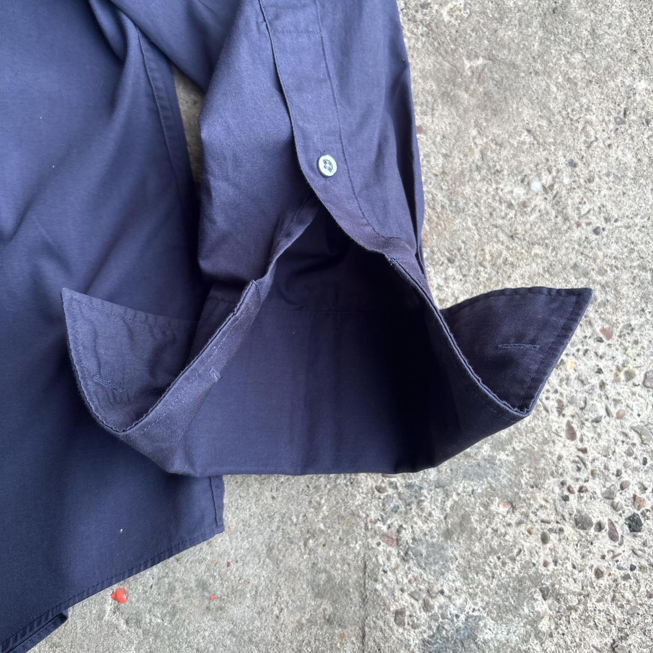 Navy Yves Saint Laurent Button Up Shirt - 2XL