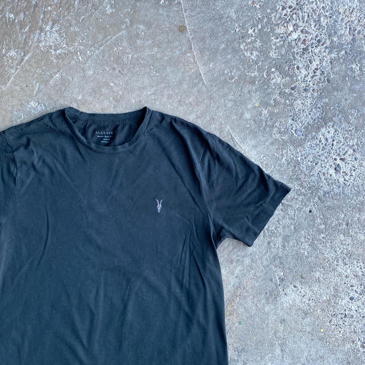 Black All Saints Logo T-Shirt - M