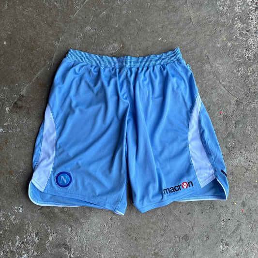 SSC Napoli football shorts in baby blue