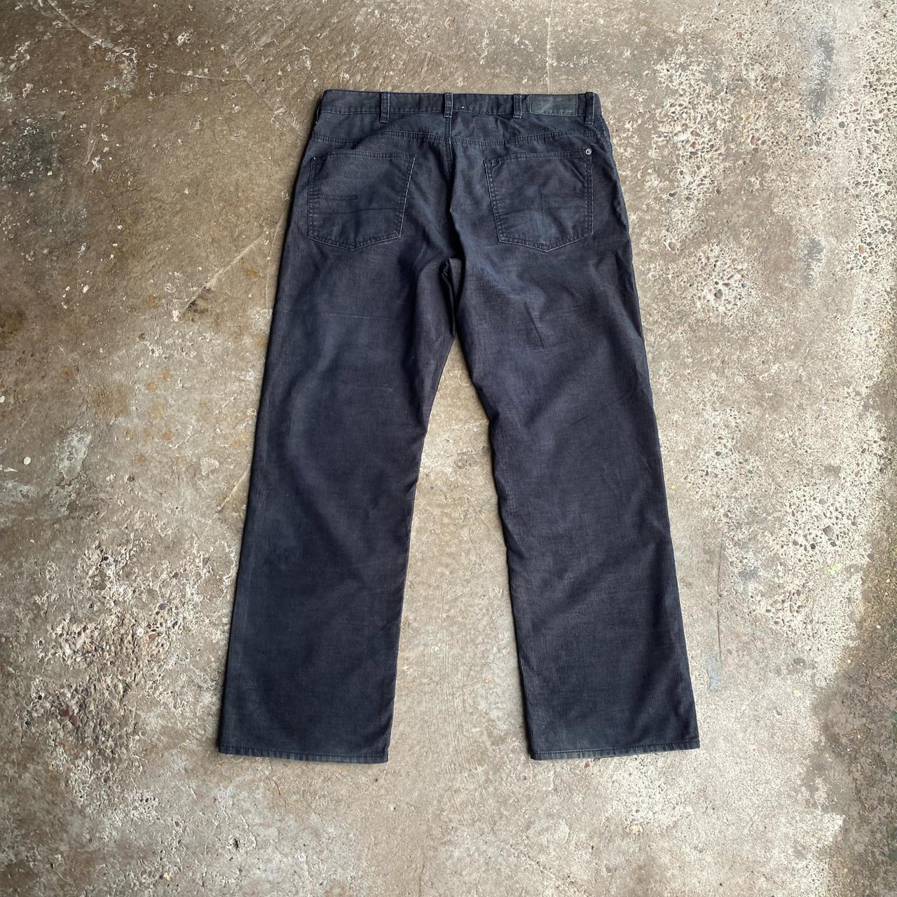 Washed Black Calvin Klein Jeans Corduroy Trousers - 36