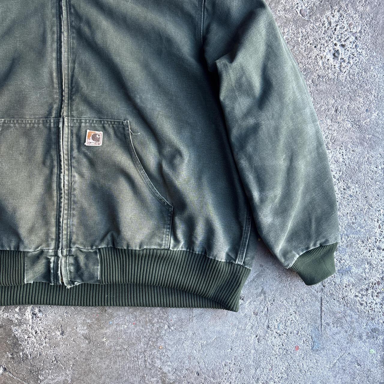 Green Carhartt Hooded Workwear Jacket - 3XL