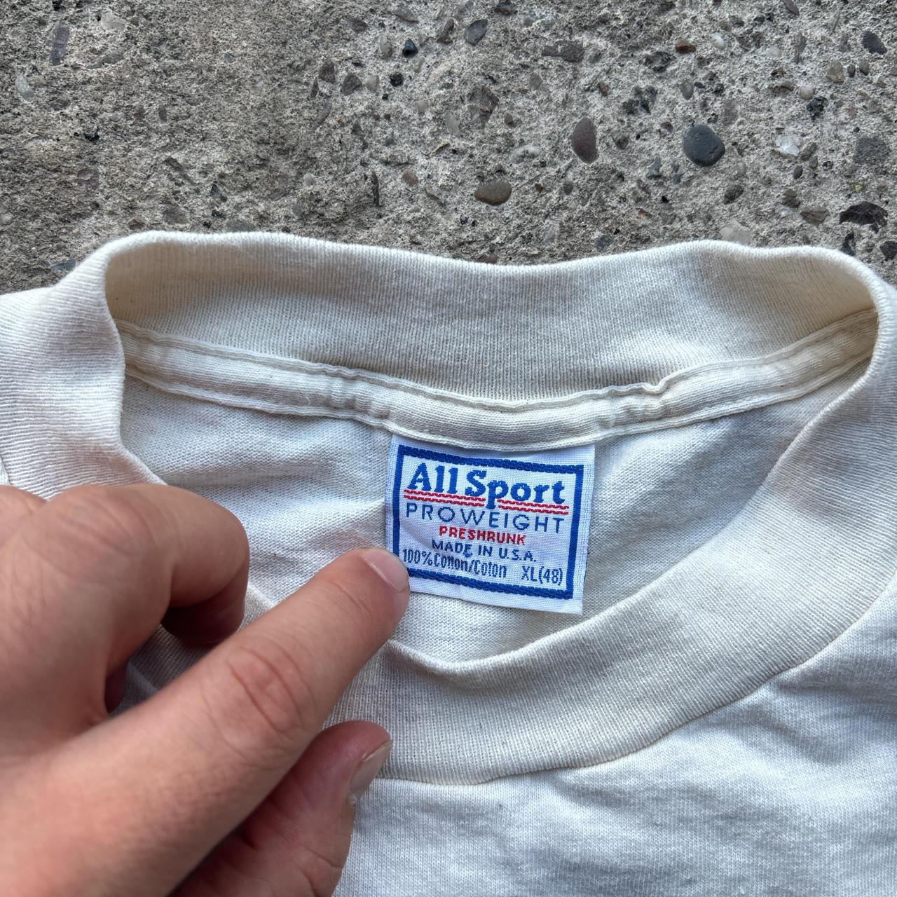 90s Cream Funny fishing graphic tee - XL