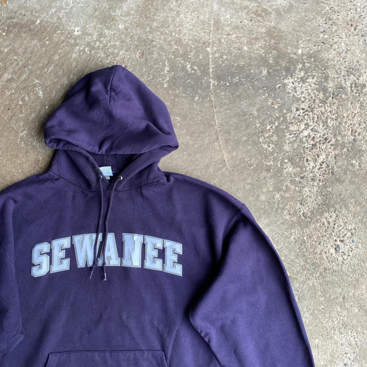 Purple Champion Hoodie w/ Sewanee Text - XL