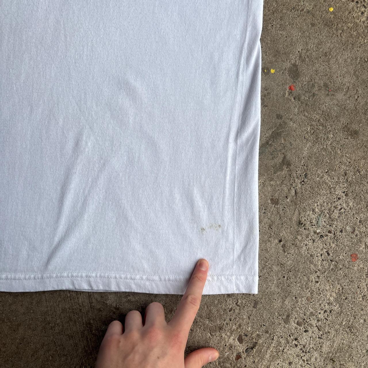 Vintage Single Stitch Graphic Construction T-Shirt - L