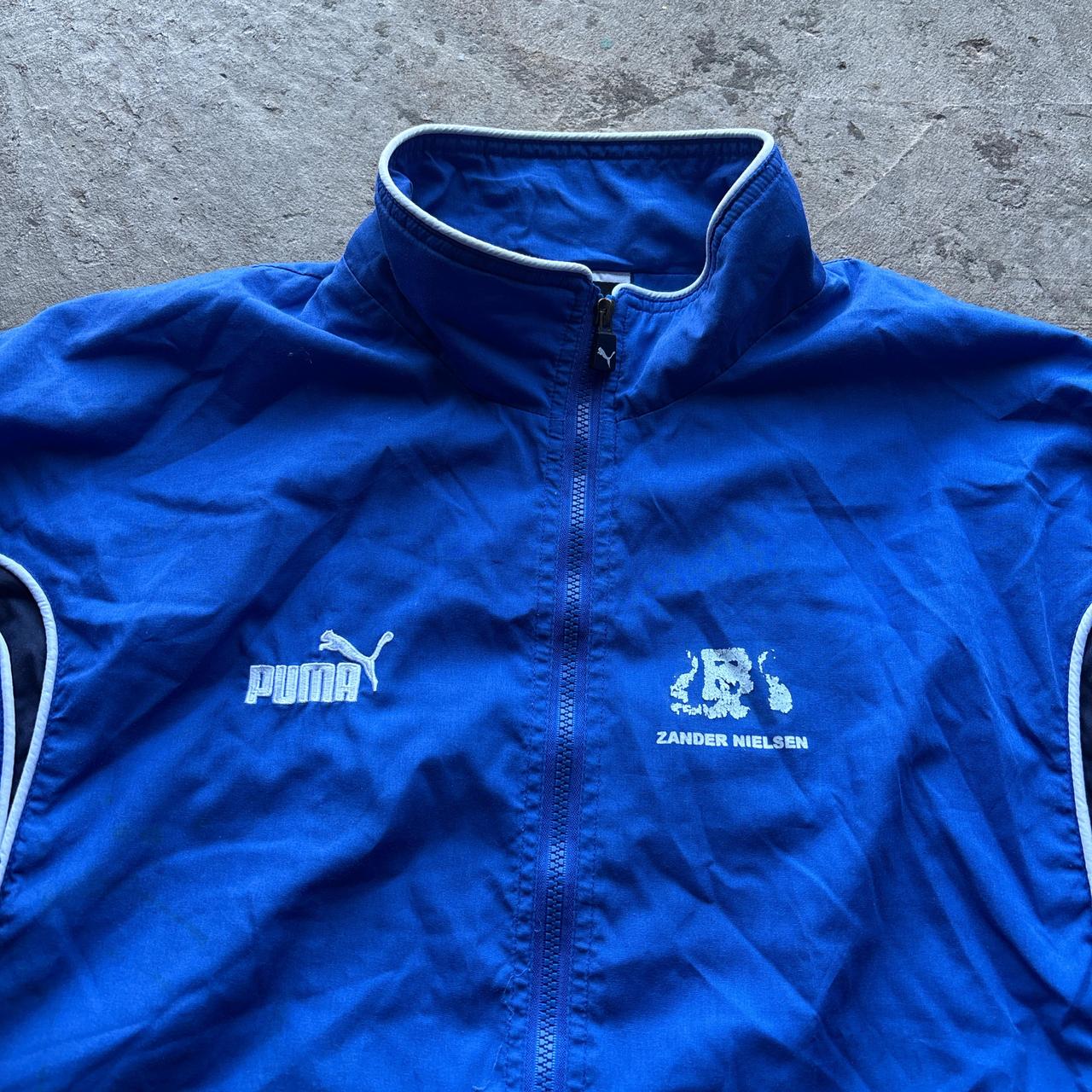 Blue and navy Puma track jacket