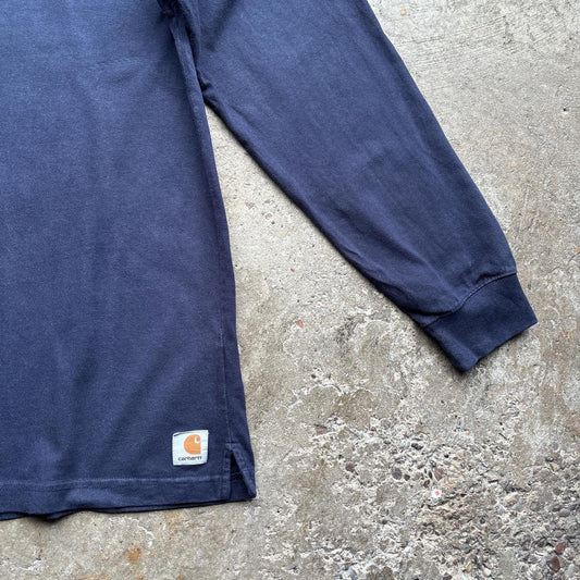 Vintage Navy Turtleneck Carhartt sweatshirt - XL