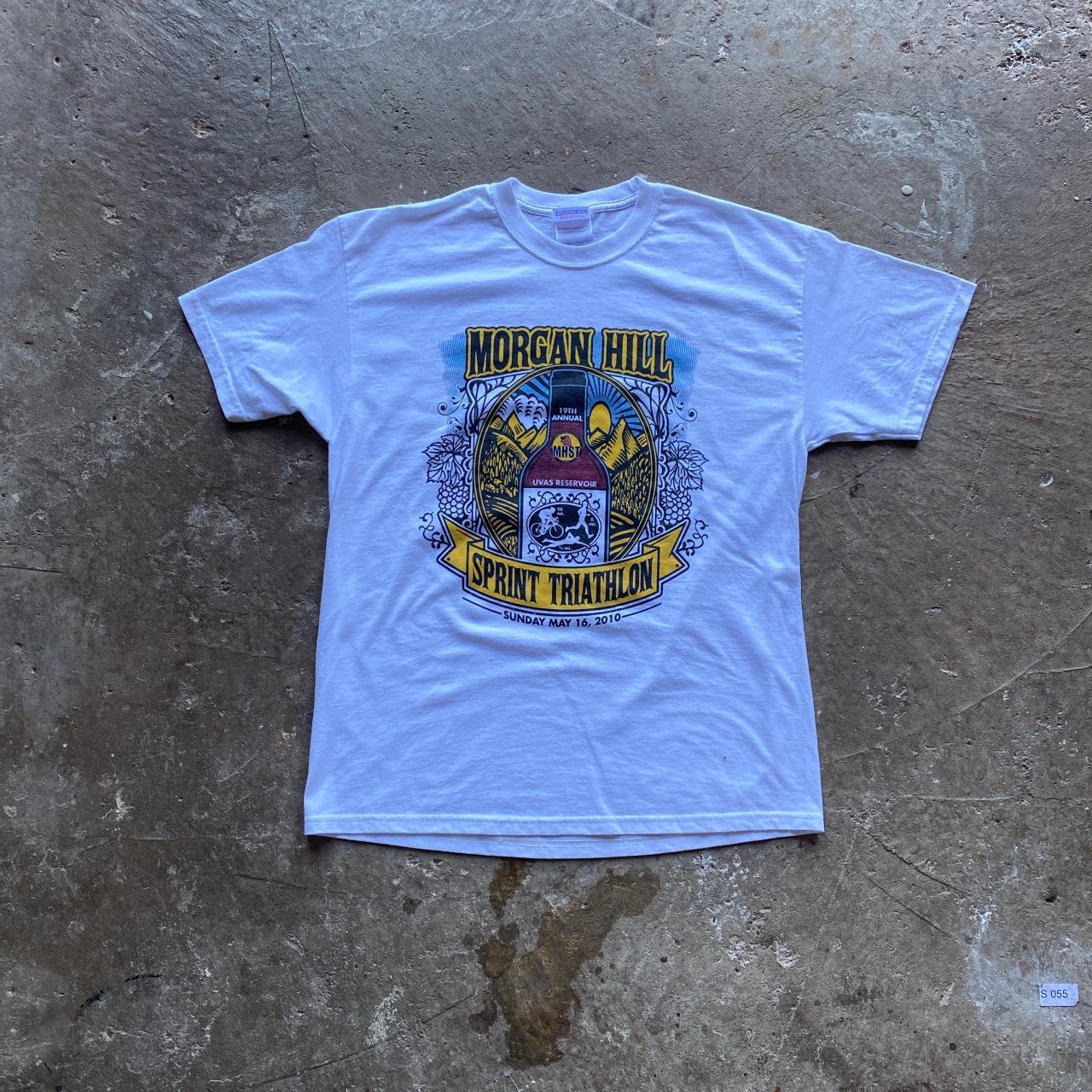 Vintage White Morgan Hill Graphic T-Shirt