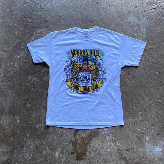 Vintage White Morgan Hill Graphic T-Shirt