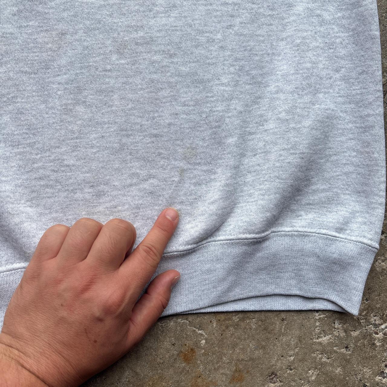 Grey and navy Lee graphic sweatshirt - L