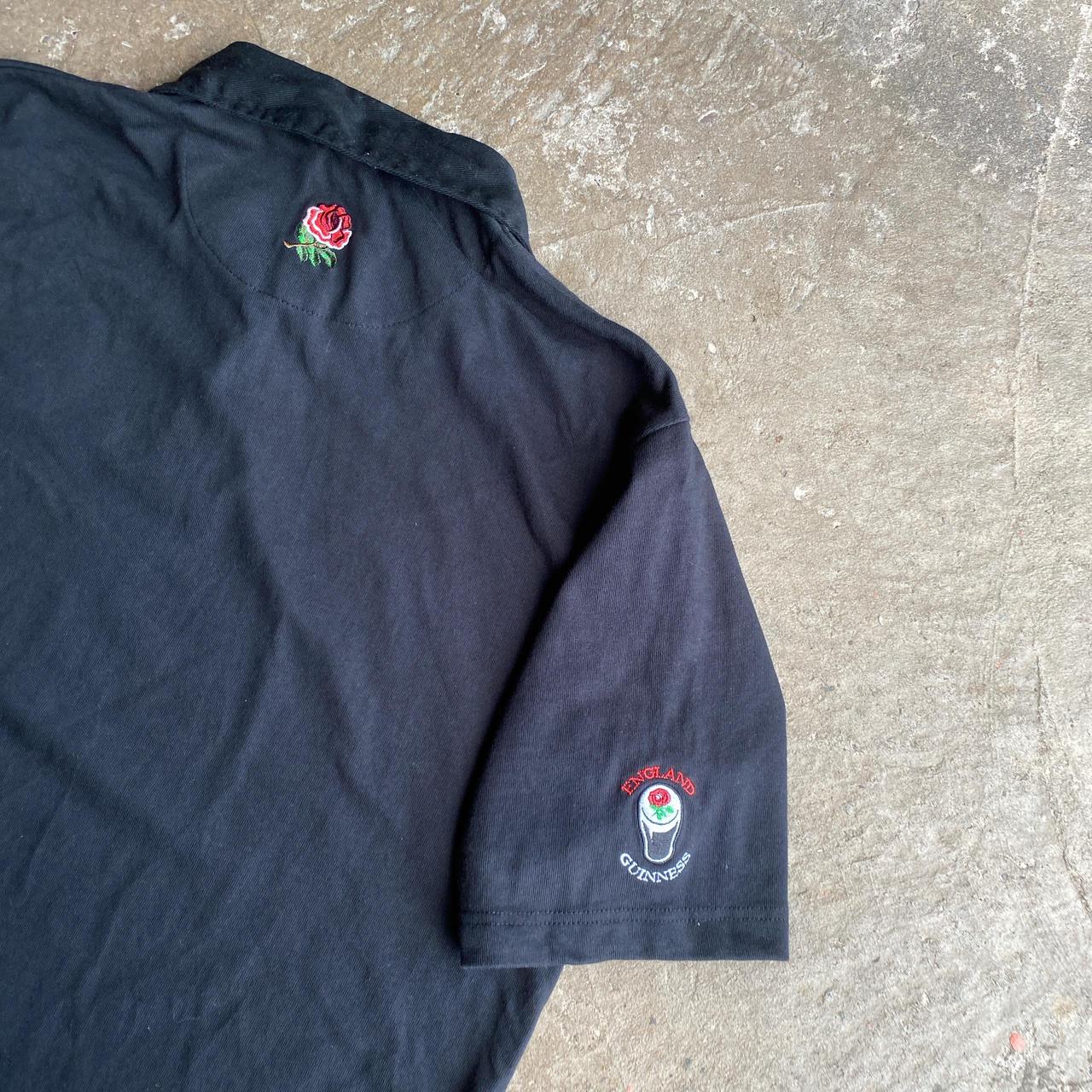 Black England Rugby Guinness Polo Shirt - XL