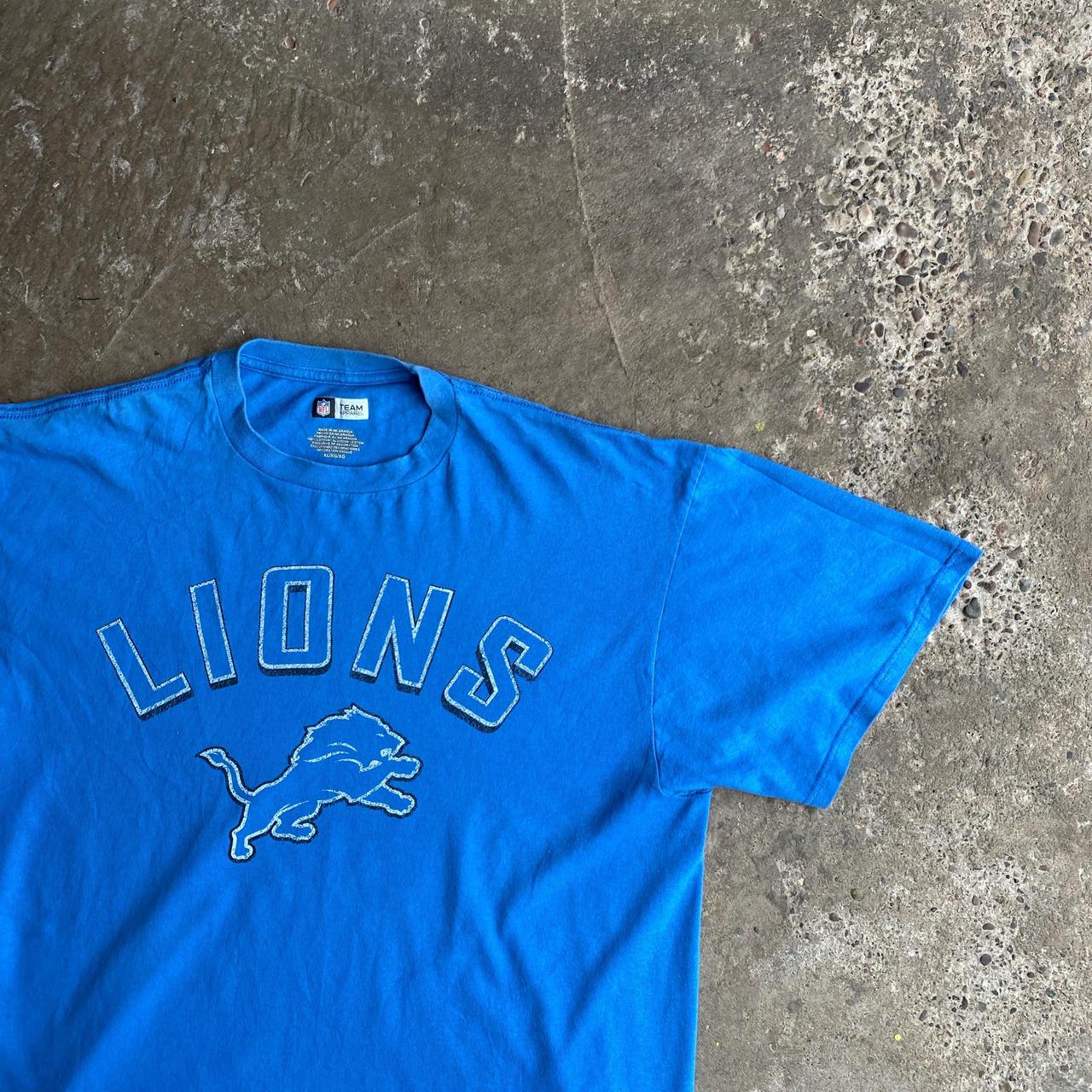 Blue Detroit Lions NFL T-Shirt - XL
